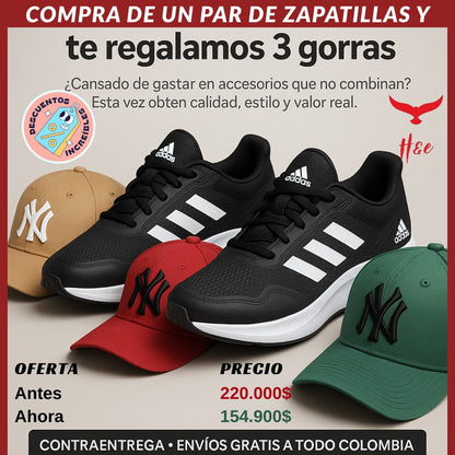 BOUNCE +3 GORRAS GRATIS